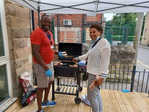 Moses Avutaga and Janice Grant