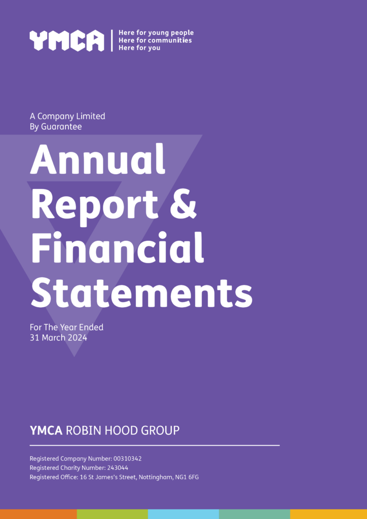 YMCA Robin Hood - 2023/24 Annual Report Cover Page